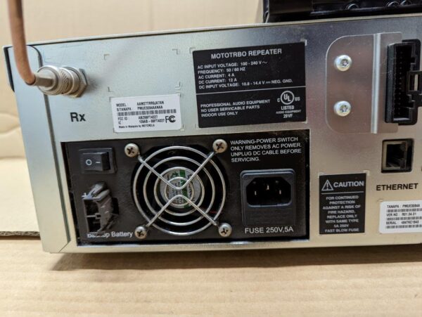 Motorola XPR8300 UHF Repeater, Model AAM27TRR9JA7AN + RFS Radio Frequency Systems Mobile Duplexer TDE7780A + Antena - Image 32