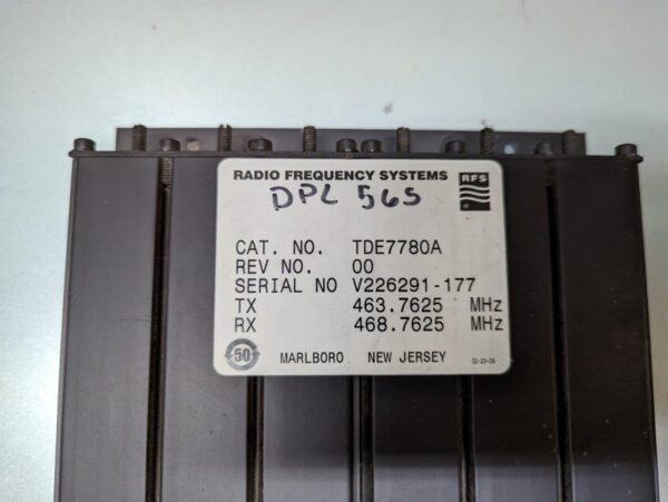 Motorola XPR8300 UHF Repeater, Model AAM27TRR9JA7AN + RFS Radio Frequency Systems Mobile Duplexer TDE7780A + Antena - Image 37