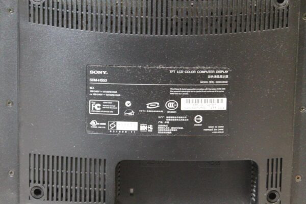 Sony 15" LCD Color Computer Display Monitor | Model SDM-HS53 | Used, Tested, Working - Image 13