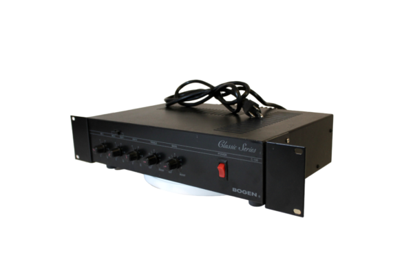 Bogen C100 Public Address Mixer Amplifier with rack mount ears (100W) Used, Tested, Working - Image 12