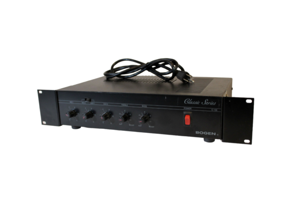Bogen C100 Public Address Mixer Amplifier with rack mount ears (100W) Used, Tested, Working - Image 13