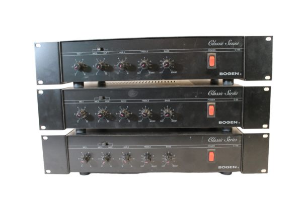Bogen C100 Public Address Mixer Amplifier with rack mount ears (100W) Used, Tested, Working - Image 16