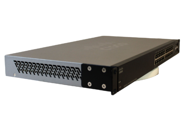 Cisco SG200-26 26-Port Gigabit Smart Switch with Rack Mount Ears | Used, Working - Image 2
