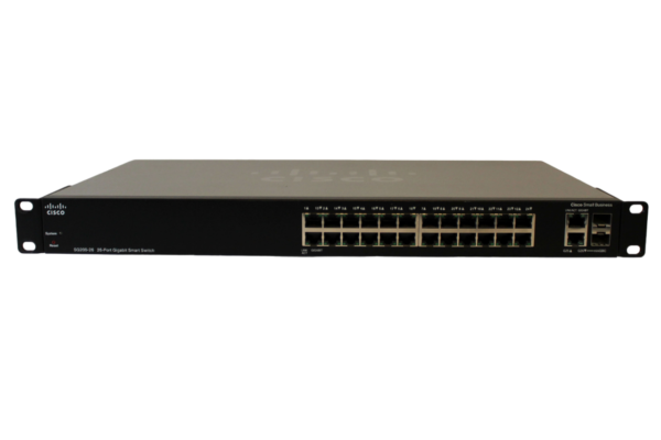 Cisco SG200-26 26-Port Gigabit Smart Switch with Rack Mount Ears | Used, Working - Image 11