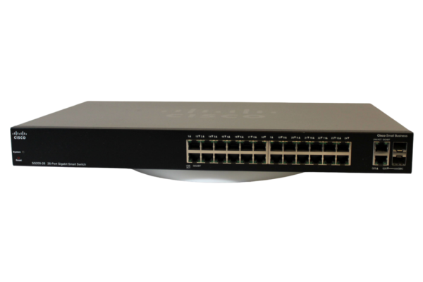 Cisco SG200-26 26-Port Gigabit Smart Switch with Rack Mount Ears | Used, Working - Image 15