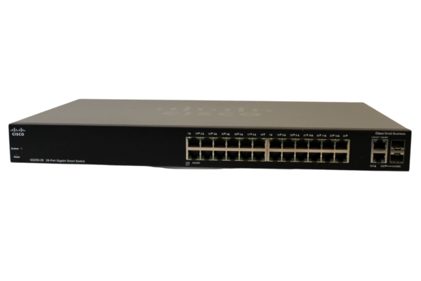 Cisco SG200-26 26-Port Gigabit Smart Switch with Rack Mount Ears | Used, Working - Image 18