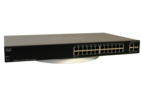 Cisco SG200-26 26-Port Gigabit Smart Switch with Rack Mount Ears | Used, Working - Image 19