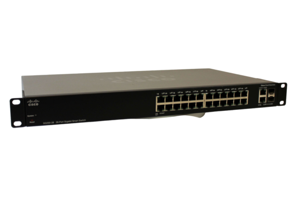 Cisco SG200-26 26-Port Gigabit Smart Switch with Rack Mount Ears | Used, Working - Image 32