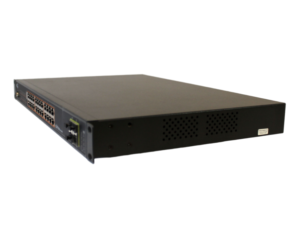 i3-International Annexxus Cortex Stackable PoE Video Network Switch SW-24400 with rack mount ears - Image 14