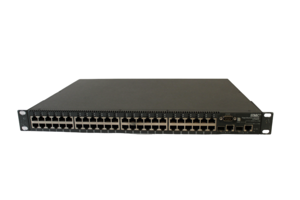SMC SMC6750L2 Tigerswitch 10/100 48+2 Port Switch Standalone Managed Switch with rack mount ears - Image 4